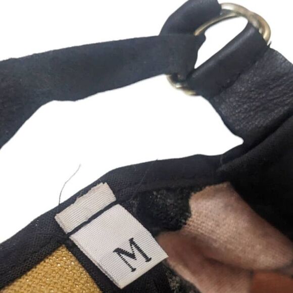 Vintage 80s 90s Bohemian Tribal Aztec Strapback Dad Hat Adjustable - Picture 6 of 6